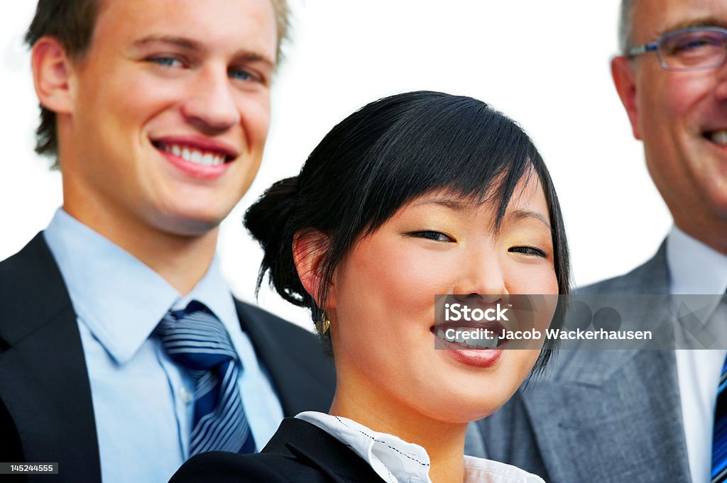 Equipo de negocios Sonriendo - Foto de stock de Adulto libre de derechos