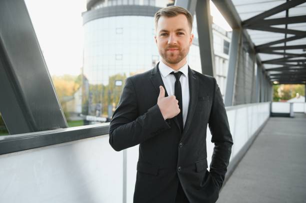 istock Businessman in an elegant city 1452445684