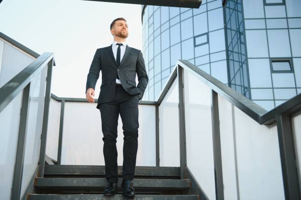 istock Businessman in an elegant city 1452447958