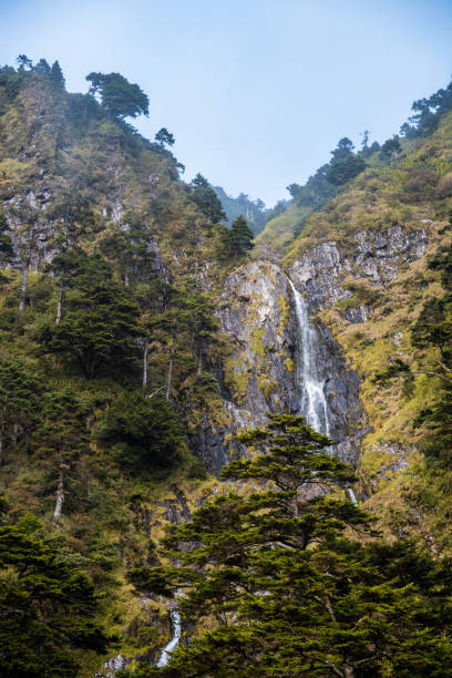 istock The waterfall coming down into the canyon 1452449378