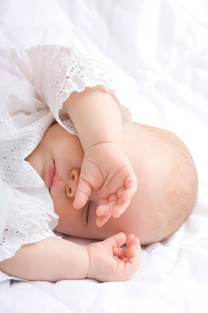 istock cute little baby sleeping 145245114