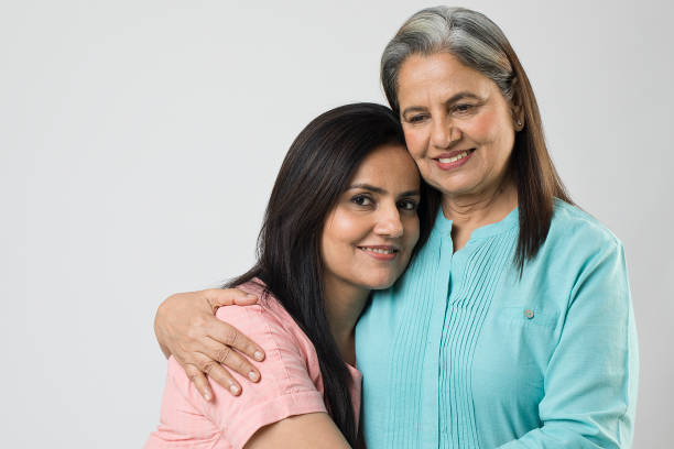 istock Happy mother and daughter embracing each other 1452451805