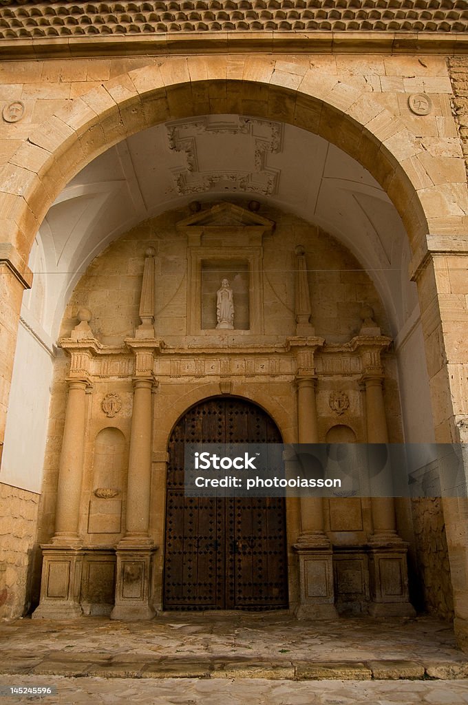 San Antonio Abad chiesa di El Toboso. In Spagna - Foto stock royalty-free di Antico - Condizione