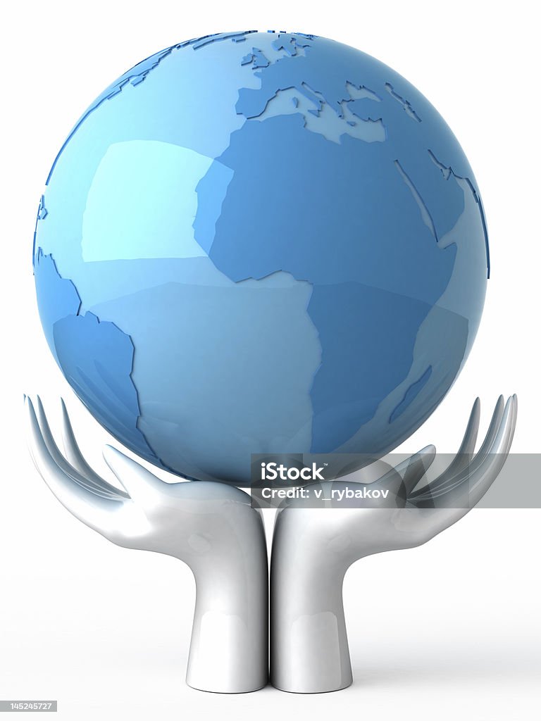 Sichere der Welt. - Lizenzfrei ClipArt Stock-Foto