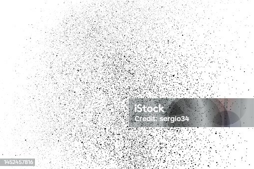 istock Distressed black texture. 1452457816