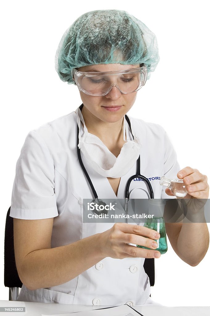 Assistente de laboratório - Royalty-free Amostra Médica Foto de stock