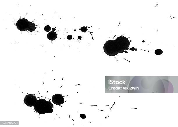 Odprysków - zdjęcia stockowe i więcej obrazów Abstrakcja - Abstrakcja, Atrament, Bez ludzi