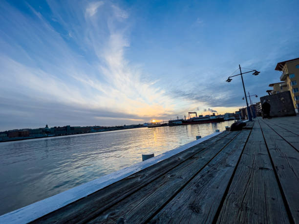 istock Beautiful Harbor scene in Gothenburg 1452465829