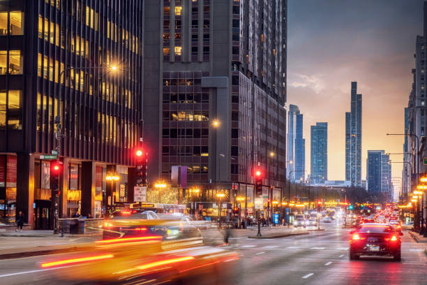 Michigan Avenue, Chicago Cityscape