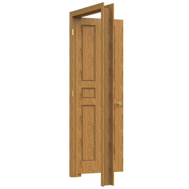 istock open wood isolated door closed wooden 3d illustration rendering 1452481399