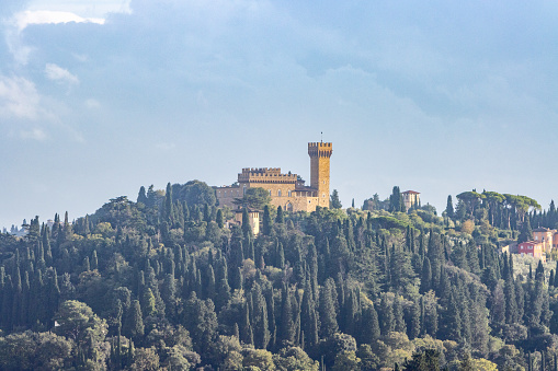 Cathedral of Saint Romulus of Fiesole at Florence in Tuscany, Italy