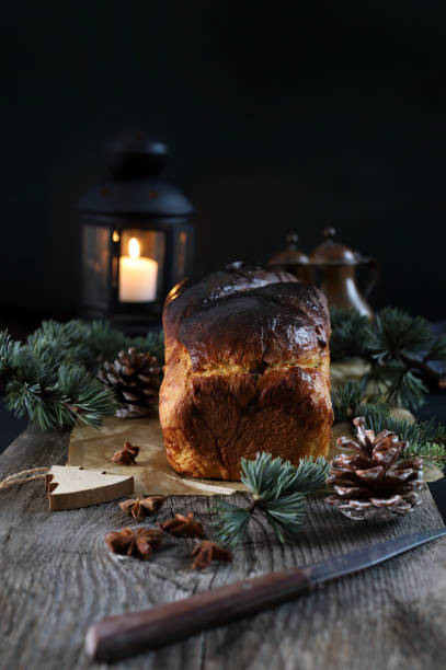 istock Sweet bread for Christmas. 1452482771