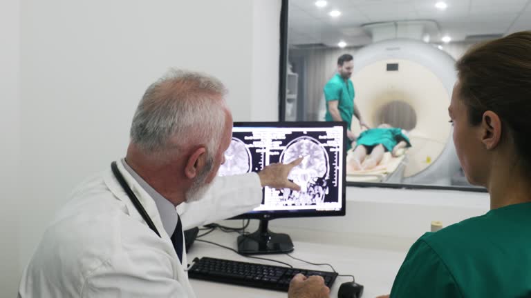 MRI scanning procedure control room