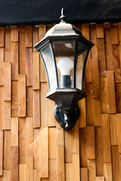 istock Typical Street Lamp in Malioboro with blue sky background and white cloud. 1452497515