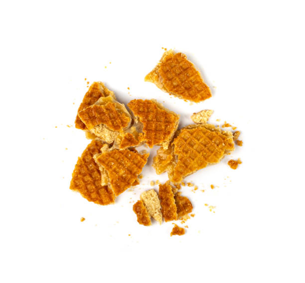 istock Dutch Waffles, Broken Stroopwafel Cookies, Caramel Waffle, Thin Toffee Biscuit, Dutch Waffles 1452497791