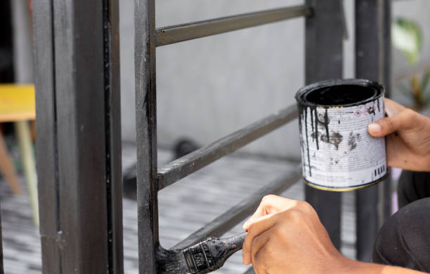 istock Paint the iron fence 1452499048
