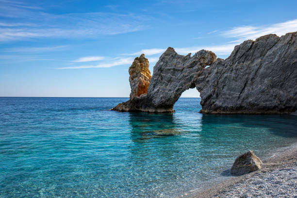 istock Lalaria beach on Skiathos island, Greece 1452502626