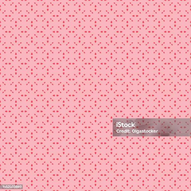 Subtle Pink Pattern Vector Subtle Vector Minimal Seamless Pattern Abstract Pink Geometric ...