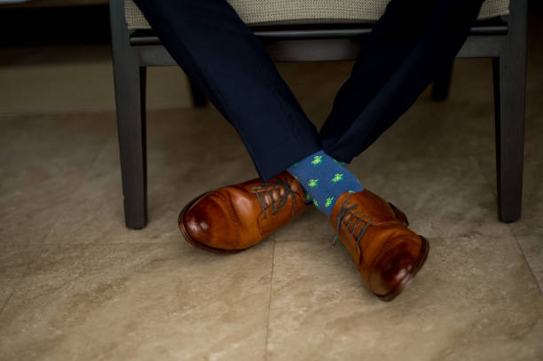 istock groom wedding day shoes 1452509664