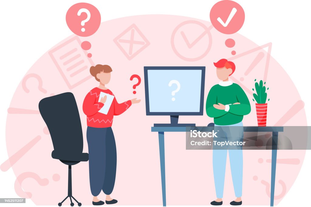 Women Solving Question Problem Solution Career Success In Teamwork ...
