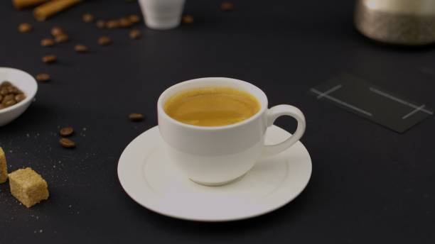 istock Coffee Cup with Blank Business Card 1452515229