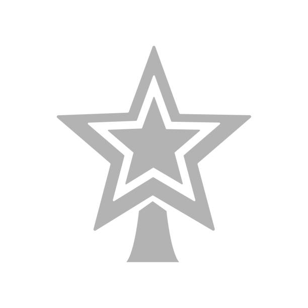 sternsymbol auf weißem hintergrund, vektor-illustration - 6729 stock-grafiken, -clipart, -cartoons und -symbole