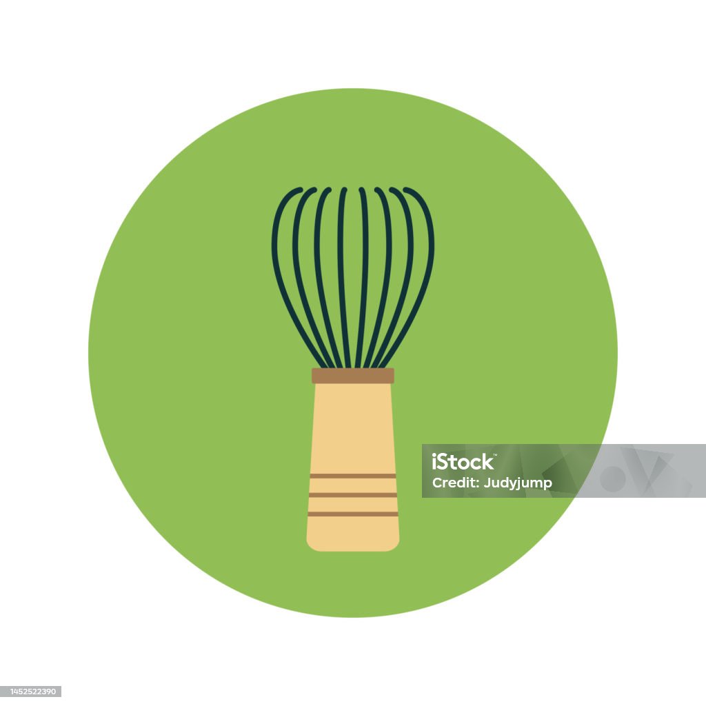 Matcha Vector Simple Matcha Whisk Vector Matcha Logo Design Stock Illustration - Download ...