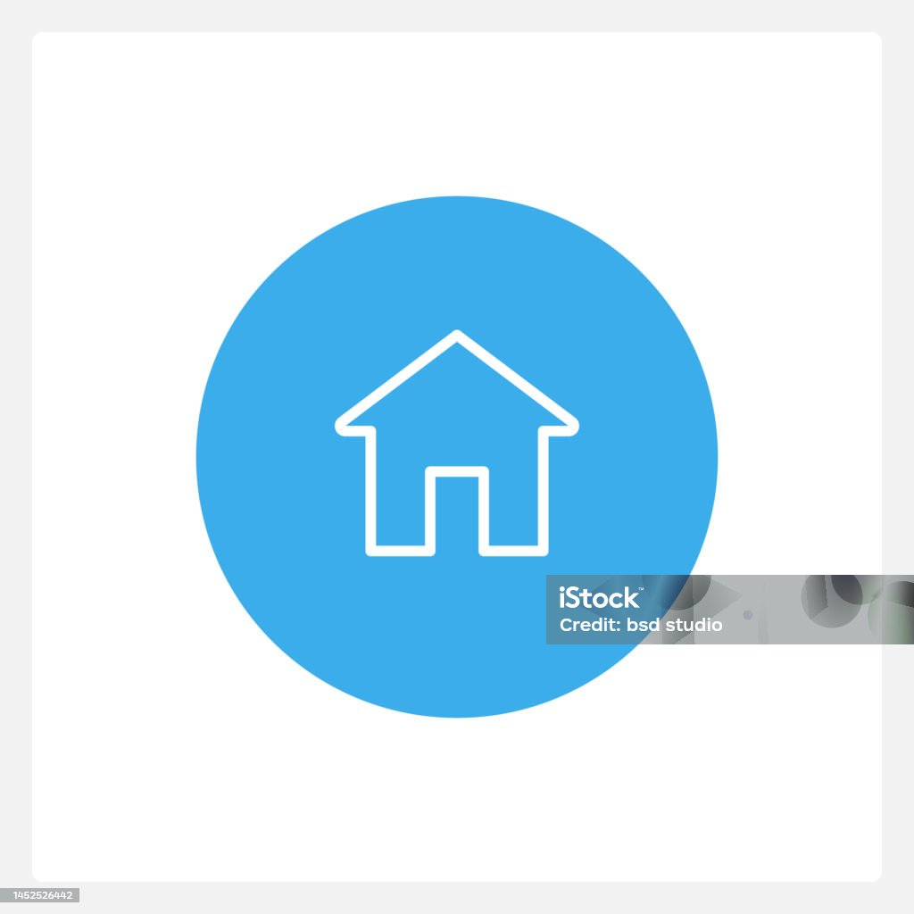 Active Mainpage Button Ui Element Template Stock Illustration ...