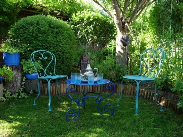 istock Moroccan lounge in a garden 1452535174