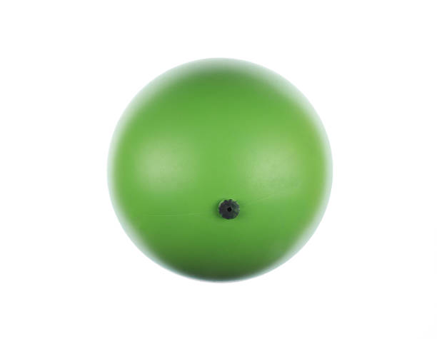 istock green plastic ball isolated on white background 1452540354