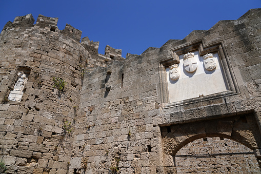 The fortifications of the town of Rhodes