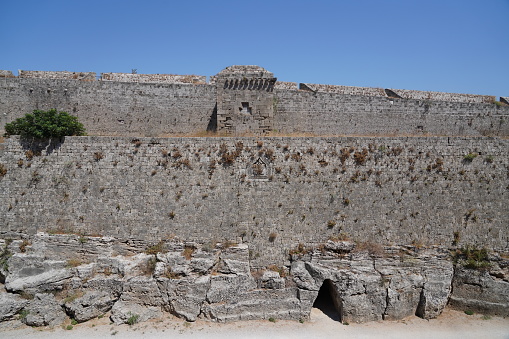 The fortifications of the town of Rhodes