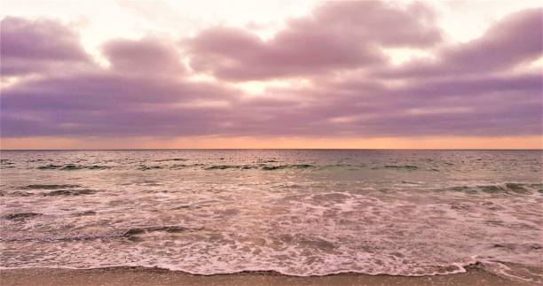 istock Beautiful view of a beach at sunset. 1452546098