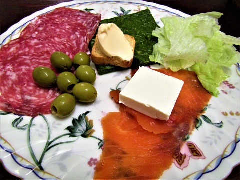 Antipasto. Colorful and delicious.