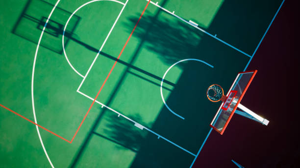 istock Basketball Court 1452555087