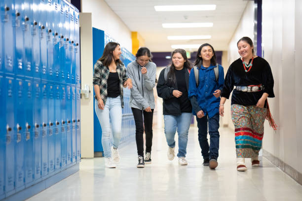 istock A group of students walking on the corridor 1452556201