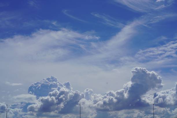 A beautiful cloudy, but clear sky