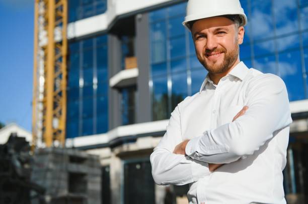 istock Portrait of an handsome young architect 1452561429
