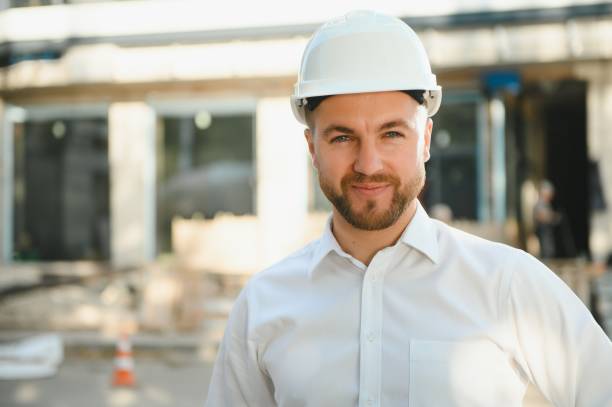 istock Portrait of an handsome young architect 1452561466