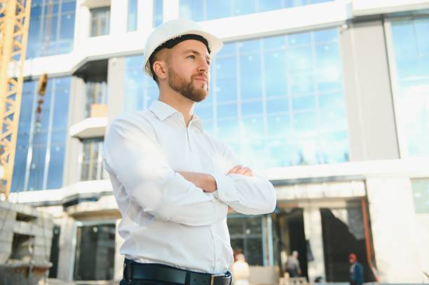 istock Portrait of an handsome young architect 1452561470