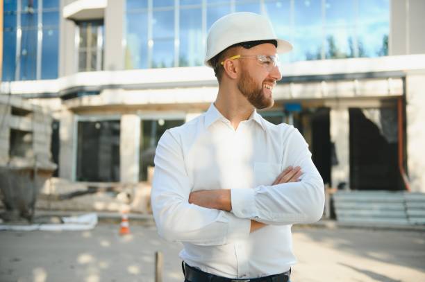 istock Portrait of an handsome engineer at work 1452561491