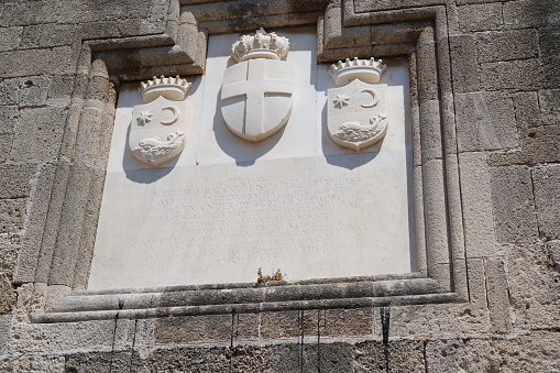 The fortifications of the town of Rhodes