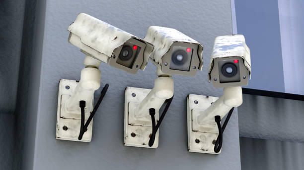 istock security camera cctv safety monitoring technology alarm system protection 3D illustration 1452565477