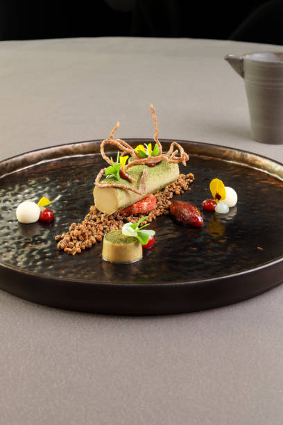 istock Foie Gras appetizer dish at gourmet Michelin restaurant 1452580931