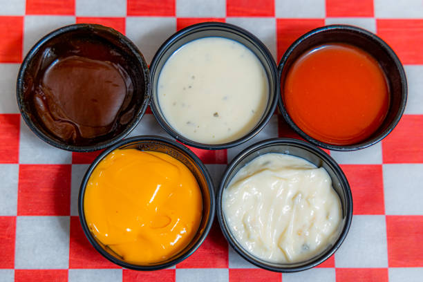 A variety of food items are displayed in an appetizing way.