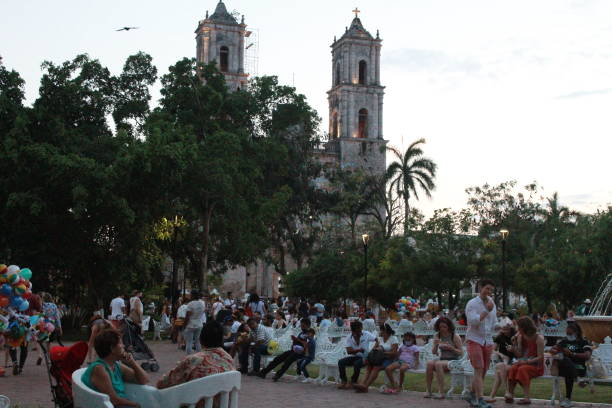 istock Valladolid, a small town in Yucatan, Mexico. 1452593367
