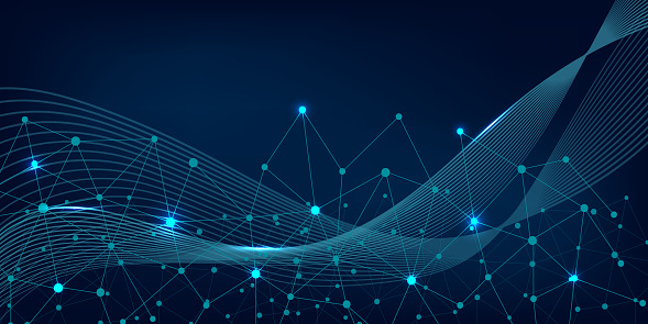 Abstract Network Visualization Background Abstract Big Data Visualization Digital Network Connection Concept ...