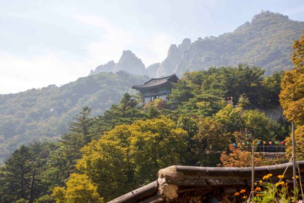 istock The Mangwolsa temple in Mt. Dobongsan 1452620083