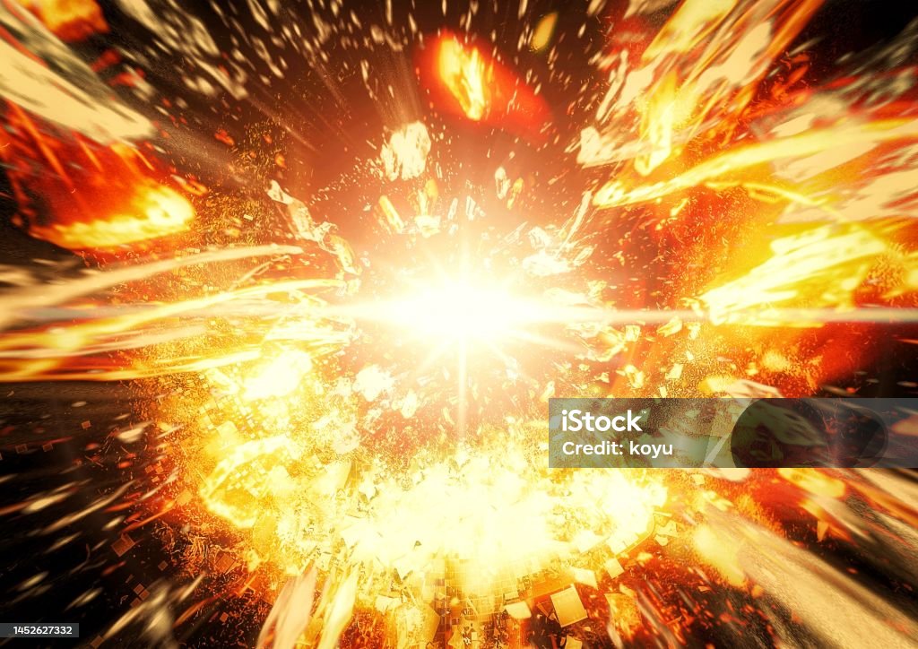 Abstract Background With Flames Explodingabstract Background Of Fire ...