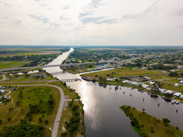 istock Aerial photo housing in Moore Haven Florida 1452627432